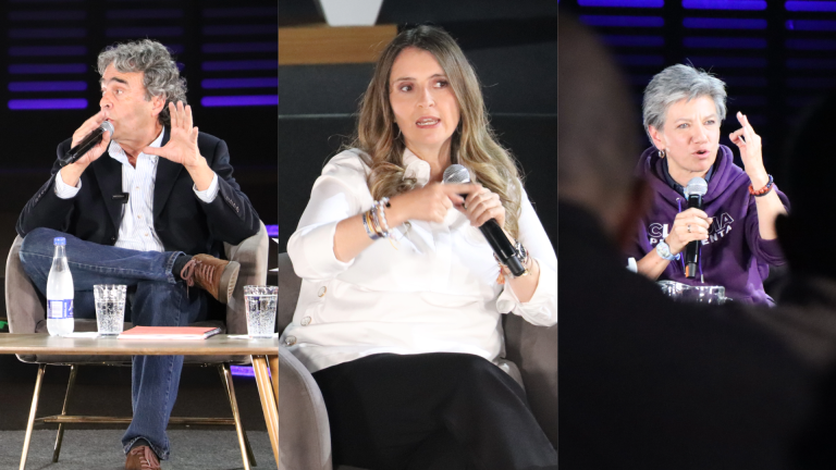 Sergio Fajardo, Paloma Valencia y Claudia López.